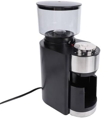 GLOGLOW Electric Conical Burr Grinder, Stainless Steel, 110V