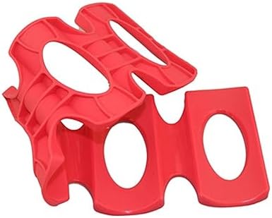 3pcs Silicone Fridge Storage Rack for Beverage Cans, Red