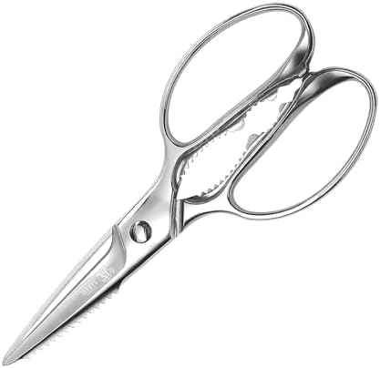 MITSUMOTO SAKARI 8 Inch Kitchen Scissors & Poultry Shears, Removable