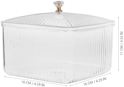 OUNONA Plastic Snack Storage Container with Lid for Dried Fruit and