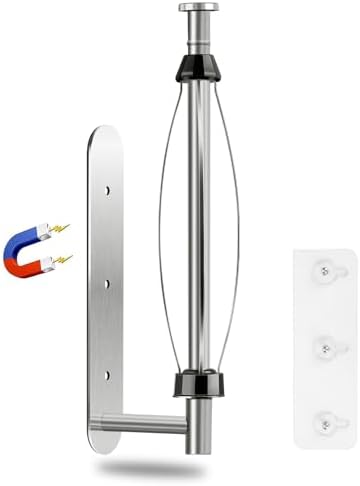 KIHOGEM Silver Magnetic Paper Towel Holder