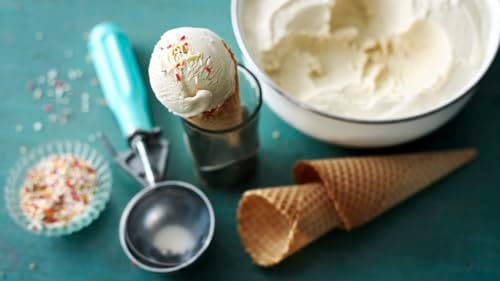 3-3/4 OZ Ice Cream Portion Scoop with Trigger Release Food Disher with