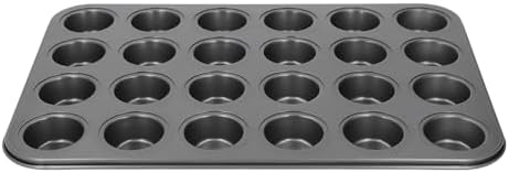 Mini Muffin Pan, Mini Cupcake Pans With 24 Cup Muffin Nonstick Carbon
