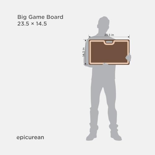 Epicurean Big Game Cutting Board, 23.5 Inch, Nutmeg/Natural