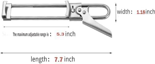 zengxiaoyun Master Jar & Bottle Opener, Adjustable Multifunctional Stainless - Image 6