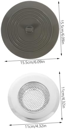 Gadpiparty Silicone Bath Tub Stopper Drain Cover Large Round Sink Plug