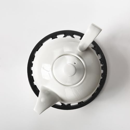 Cast Iron Kettle Trivet Heat Resistant Tea Pot Holder Vintage Style