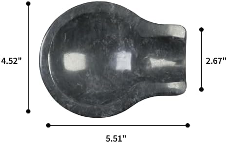 Heat Resistant Spoon Rest for Stove Top, Marble Flat Utensil Rest