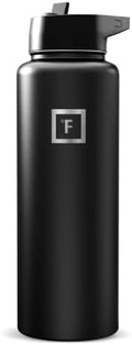 IRON °FLASK 40 oz Wide Mouth Water Bottle with Straw