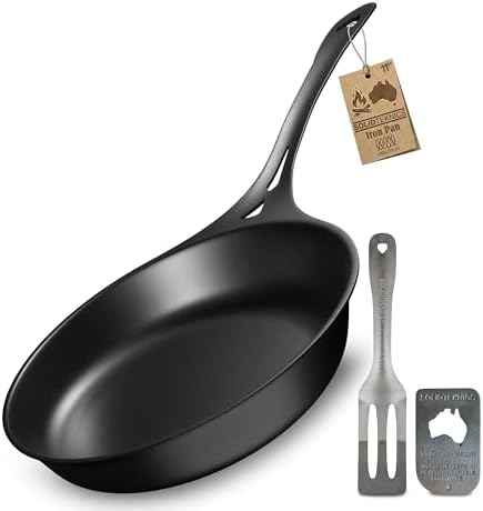 SOLIDTEKNICS AUS-ION Lightning Long Handle Skillet - Black, Set of 3