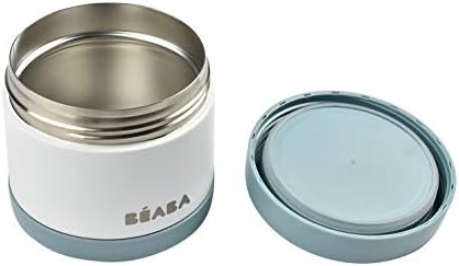 Beaba Stainless Steel Insulated Food Jar 16 oz, Kids Thermos, Lunch
