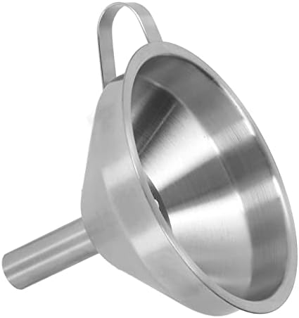 Stainless Steel Kitchen Funnel, 4.3-Inch Food Grade Metal Funnel with