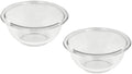 Pyrex 322 (1Qt) Glass Rimmed Mixing Bowls (2-Pack) - Made in USA