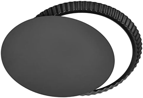 Nonstick Tart Pan with Removable Bottom | 12 Inch Deep Quiche Pan for