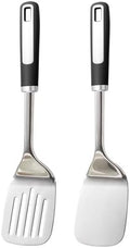 Stainless Steel Spatula Set,Metal Spatulas for Cooking 2-Piece