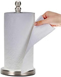 Countertop Paper Towel Holder, Brushed Nickel, Weighted Base
