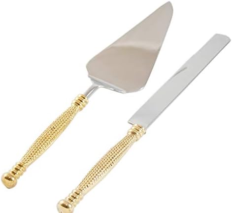 Server Set, Cake, Pie, Desert Flatware Set, String of Beads Design