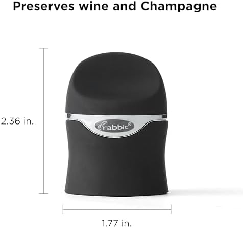 Rabbit Champagne and Wine Sealer, Airtight Wine and Champagne Stopper