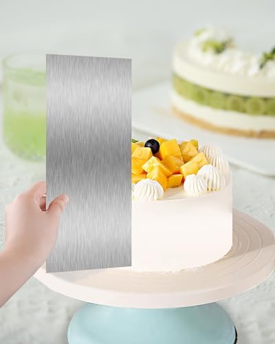 8.6 Inch Metal Cake Scraper Smoother Cake Decorating Supplies Kit