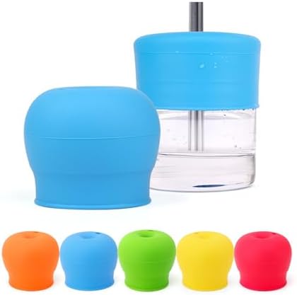 5 Pack Silicone Sippy Cup Lids
