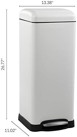 happimess HPM1007A Betty Retro 8-Gallon Step-Open Trash Can - Image 4