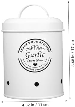 Garlic Storage Bucket Garlic Holder Vegetable Storage Container Keeper