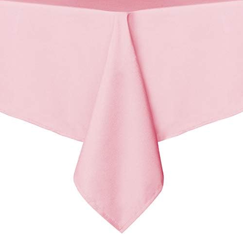 sancua Rectangle Tablecloth, 60 x 84 Inch, Valentines Pink