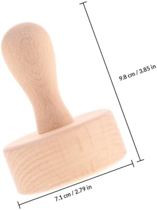 VOSAREA Beige Wood round Tart Pans 2pcs with Removable Bottom