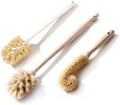 Bottle Brush & Dish Scrubber Set (3 Pack) - Kitchen Cleaning Kit with
