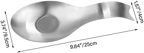 Stainless Steel Spoon Rest, Spatula Ladle Holder, Stainless Steel