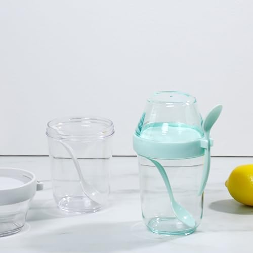 Felli On the Go Yogurt Parfait Snack Cups with Lid, Reusable Acrylic