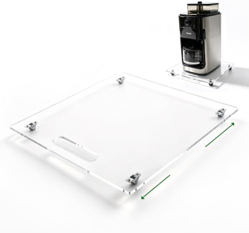 Acrylic Appliance Slider, 13" x 14", Clear