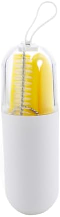 Reusable Silicone Drinking Straws Set with Capsule Box and Brush