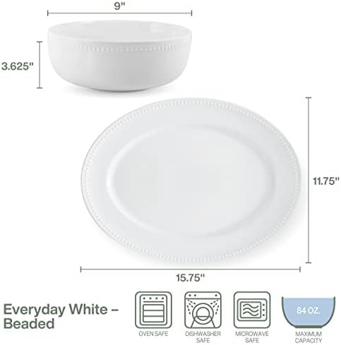 Serving Bowl and Platter Set