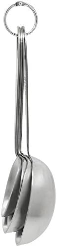 Lindy's MPC4 4-Piece Stainless Steel Measuring Scoop Set,Silver