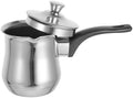 Turkish Coffee Pot Stainless Steel Small Milk Frothing Pitcher with
