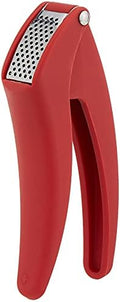 Kuhn Rikon Garlic Press, 7” Red