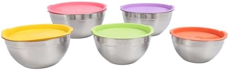 Keenso Stainless Steel Mixing Bowls with Lids