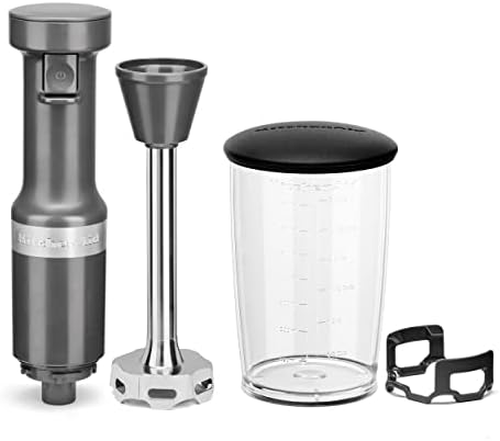 KitchenAid Variable Speed Corded Hand Blender, KHBV53, Charcoal Grey