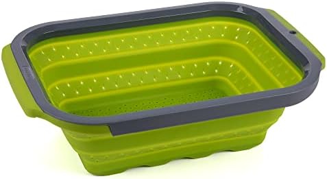 PrepSolutions Collapsible Silicone Over-the-Sink 6- Qt Colander