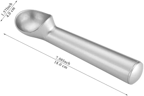 2pcs Ice Cream Scoop with Confortable Handle Professional Metal Ice