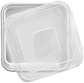 Nordic Ware Natural Aluminum Commercial Square Cake Pan with Lid