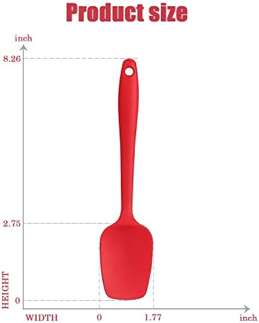Silicone Spatula Set, Rubber Spoon Spatula for Baking, Heat Resistant