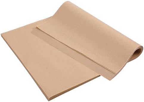 200 Pcs Large Parchment Paper Sheets for Baking, 13 x 18 Inch Brown