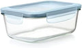 OXO Good Grips 8-Cup Glass Food Storage Container, Arctic Blue