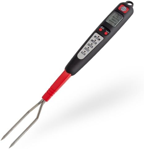 Digital Meat Thermometer Fork for Grilling and Barbecue