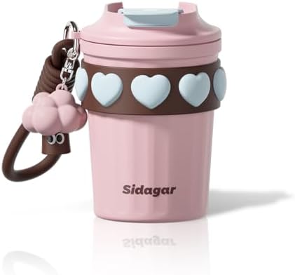 SDGA+ 12 oz Travel Coffee Mug Spill Proof Leak Proof, Stainless Steel