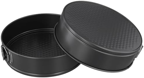 SINJEUN 3 PCS 9 Inch Springform Cake Pan, Nonstick Round Cheesecake