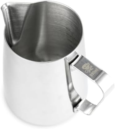 Barista Basics 20 Oz Silver Stainless Steel Milk Frother Pitcher