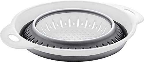 Collapsible Colanders (Strainers) for Fruit Vegetable Food Sizes 8"